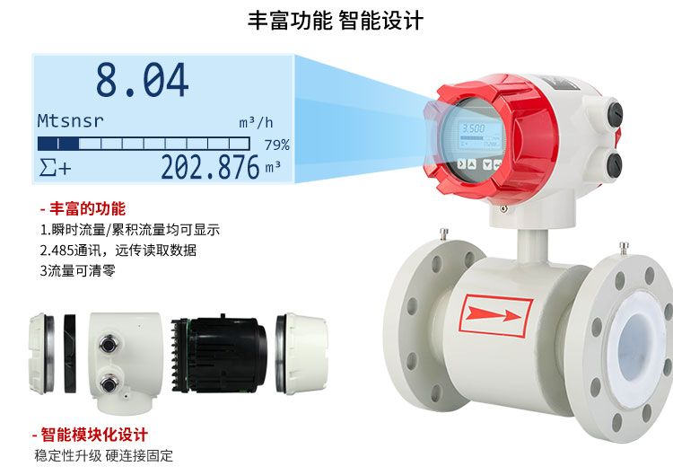 電磁流量計特點